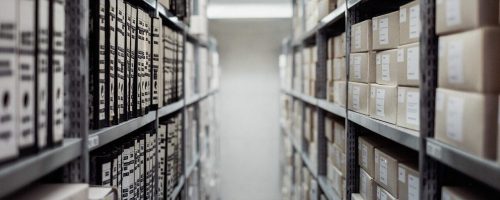 archive boxes shelf folders 1850170